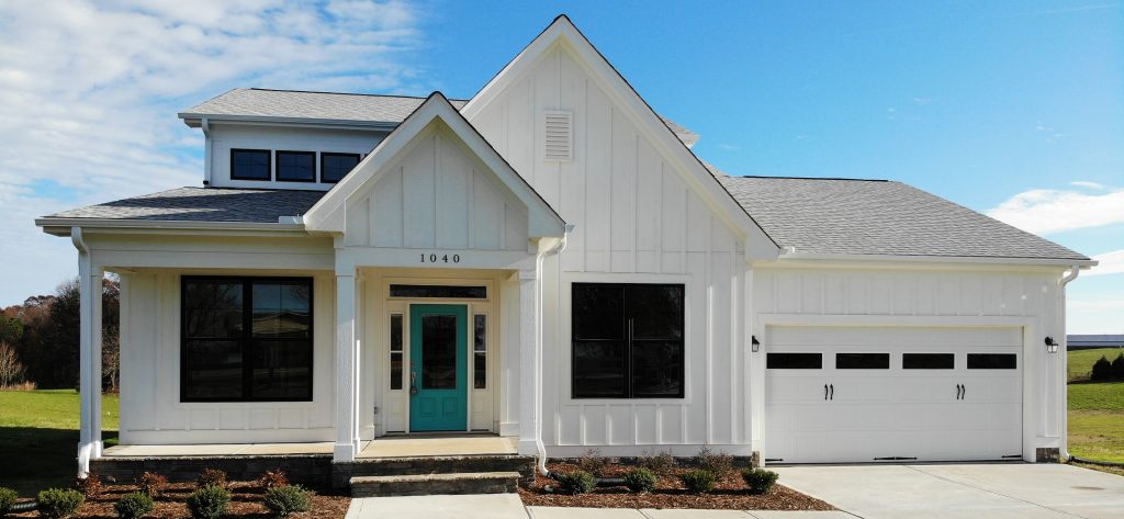 Classic Modern Farmhouse by Travars Built Homes in Chatham County