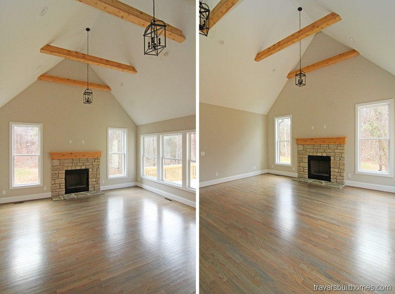 Chatham County New Homes | Beam Ceiling