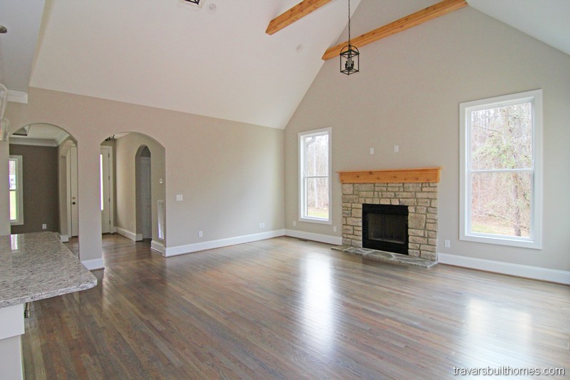 Chatham County New Homes | Vaulted Living Room