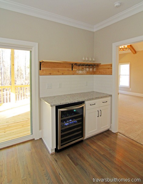 Chatham County New Homes | Kitchen Wine Bar