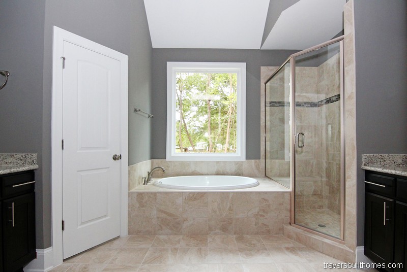 Raleigh Custom Homes | Walk in Shower