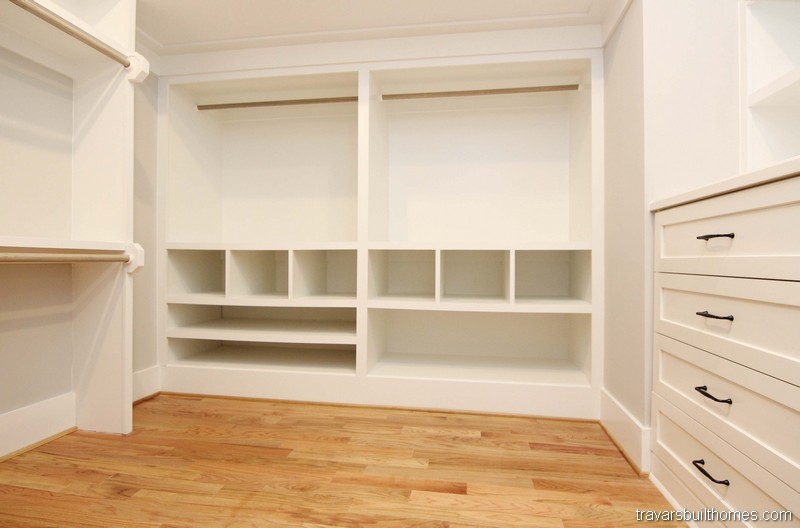 Built In Cabinets Walk In Closet | Mebane NC New Homes