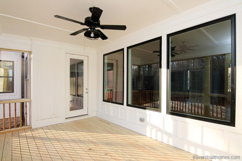 Farmhouse Screen Porch | Mebane NC New Homes