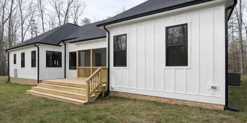 White Farmhouse | Mebane NC New Homes