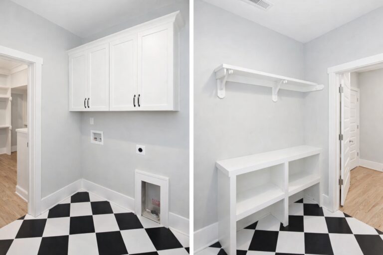 Laundry Mudroom Door to Master Closet | Mebane NC New Homes