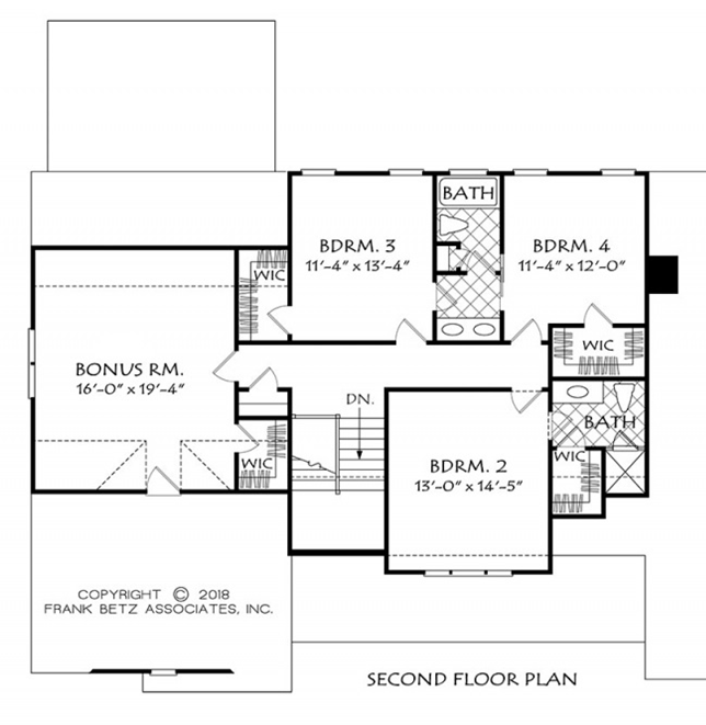 NC Custom Home Floor Plan | Downstairs Master Bedrooms Homes