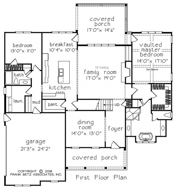 Master on the Main Custom Floor Plans | Homebuilders NC