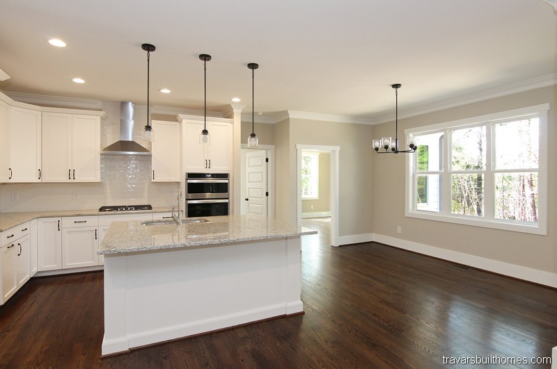White Backsplash Tile | Chapel Hill New Home Builder