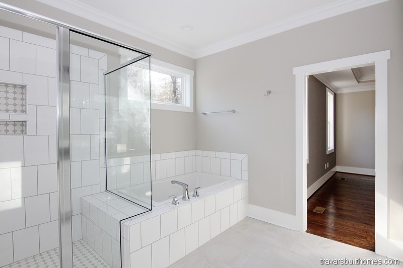 Custom Tile Shower | Chapel Hill New Home Builder