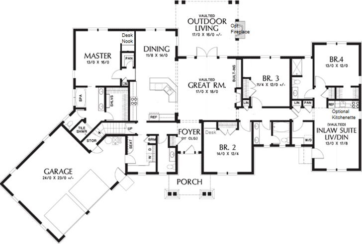 Custom Craftsman House Plan