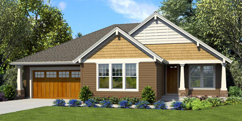 Craftsman Style Ranch Home Plan
