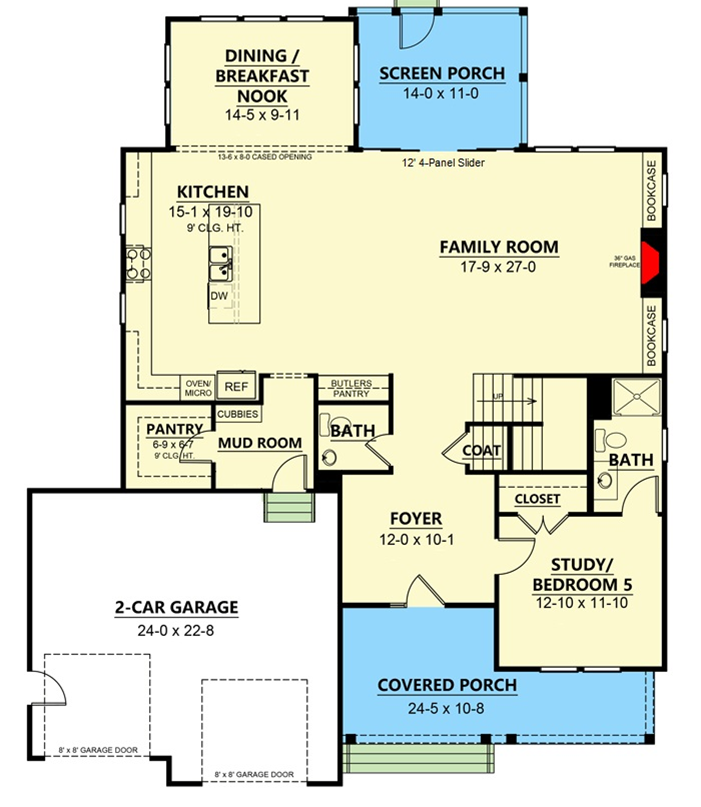 Contemporary Farmhouse with Optional Third Floor