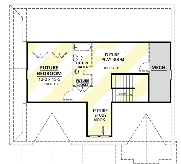 Contemporary Farmhouse with Optional Third Floor