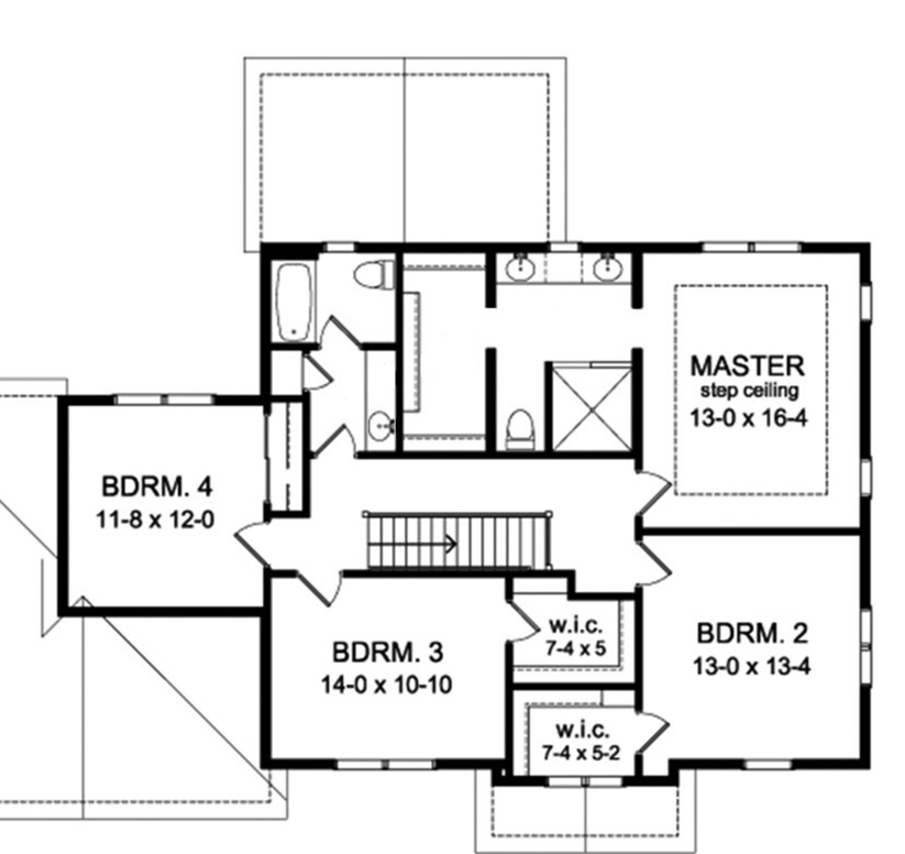 Two Story NC House Plan