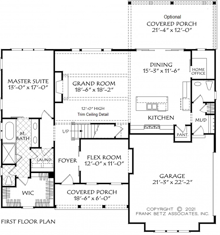 Downstairs Owner's Suite House Plan