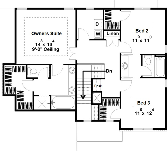 Two Story Floor Plan in NC