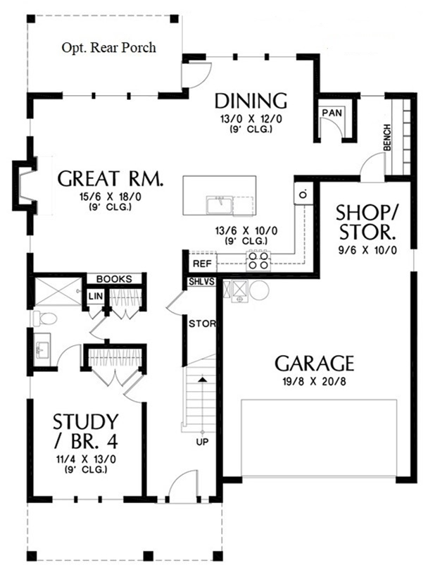 Two Story White Contemporary Farmhouse