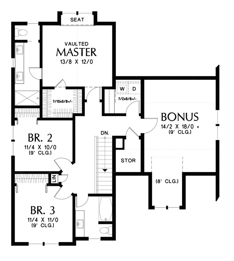 Two Story White Contemporary Farmhouse