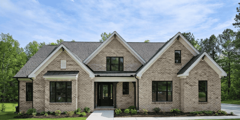 Custom Farmhouse Plan with White Exterior