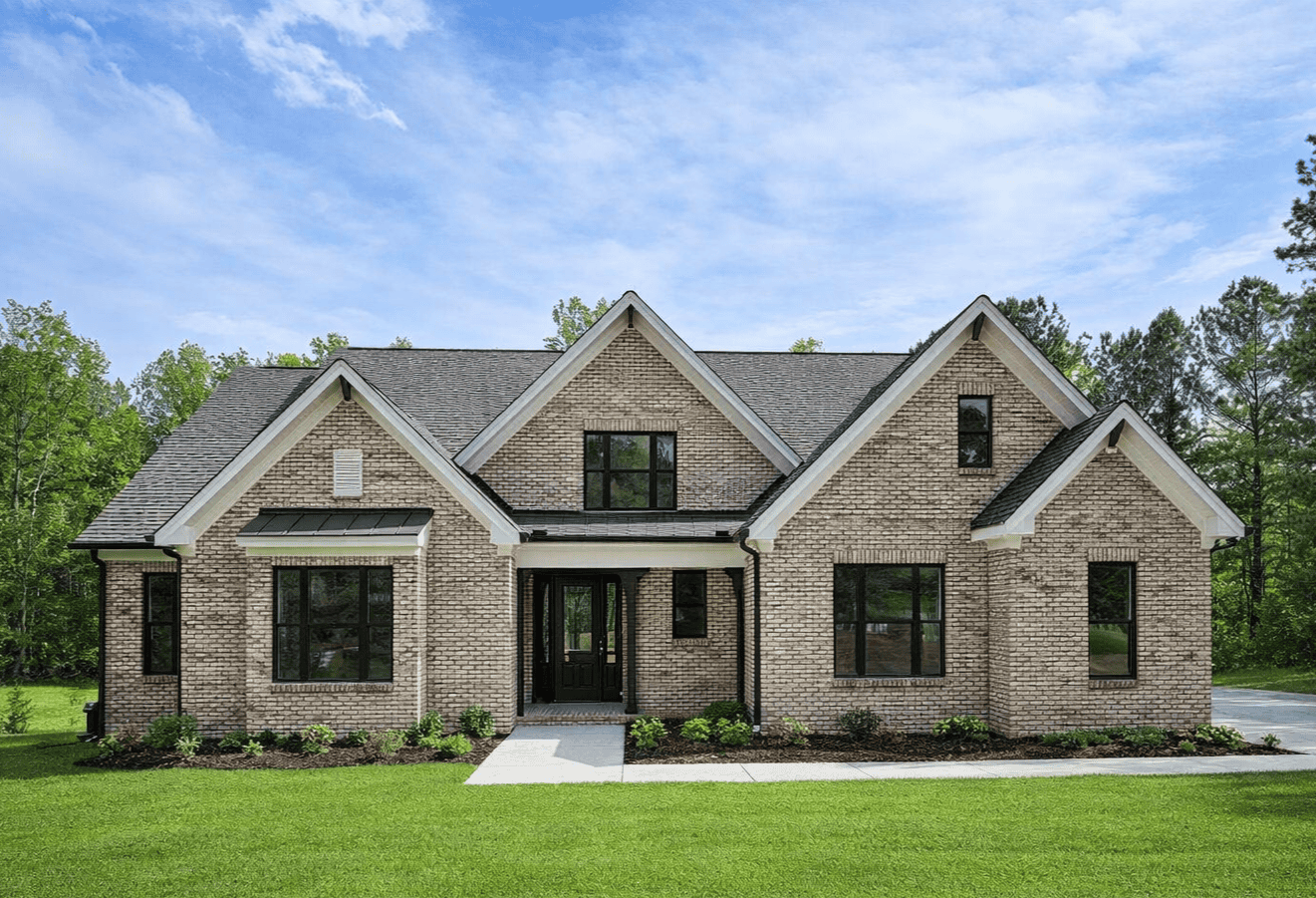 Custom Farmhouse Plan with White Exterior