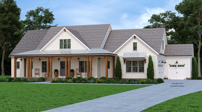 New Modern Farmhouse Home Plan