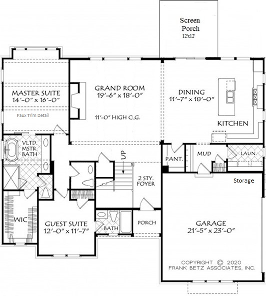 Contemporary Farmhouse Plan