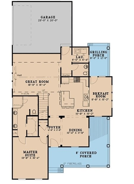Main Floor Master House Plan