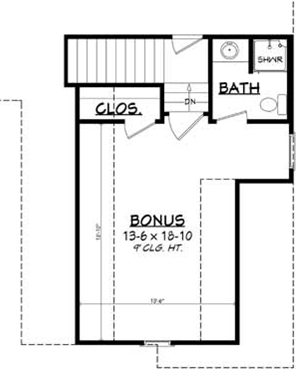 One Story White Farmhouse Plan