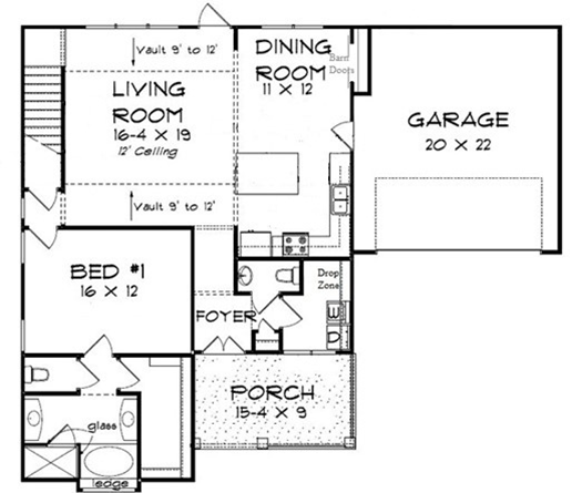  Two Story Home Plan