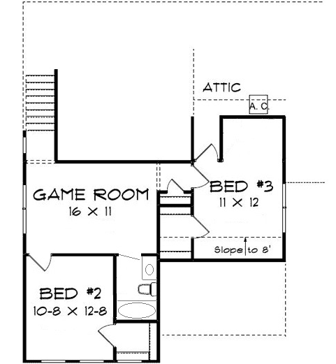  Two Story Home Plan