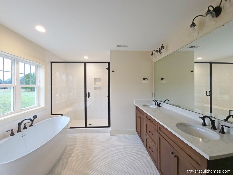 Chatham County New Home | Ensuite Master Bath